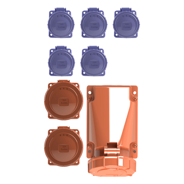 configurations-borne-hors-sol-5-prises-16A-2-prises-32A-1-prise-63A